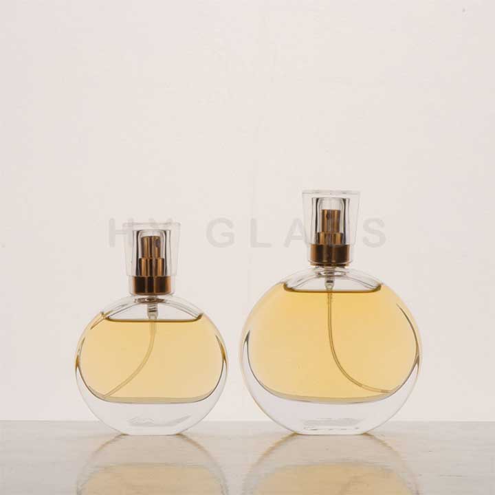 Luxury 30ml 50ml oblate spray perfume bottle