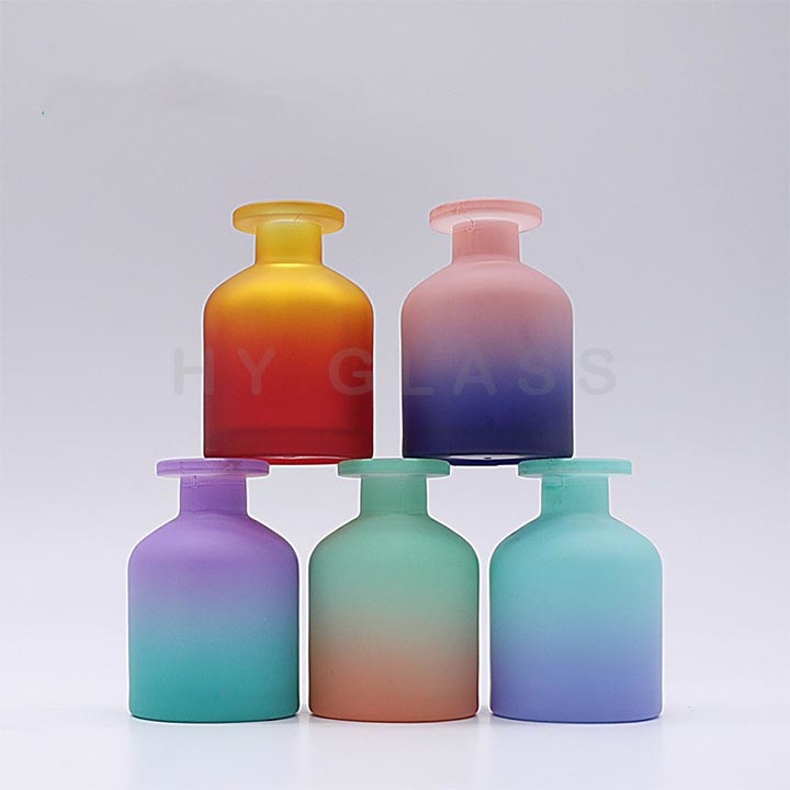 Wholesale 150ml gradient glass aroma reed diffuser bottle supplier